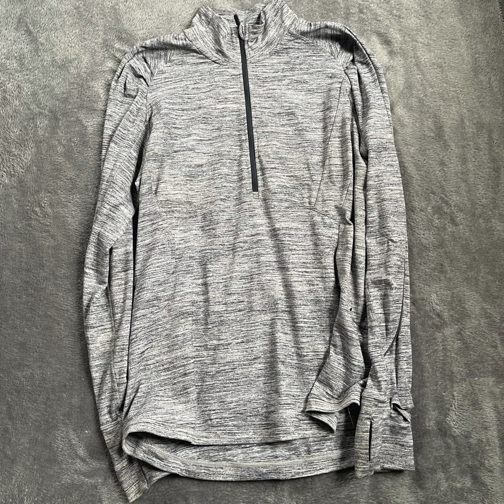 lululemon athletica Gray Quarter-Zip Top